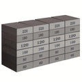 Sand block sandpaper, suitable for wooden combination block combination dry wall repair kit Qme 24pcs set