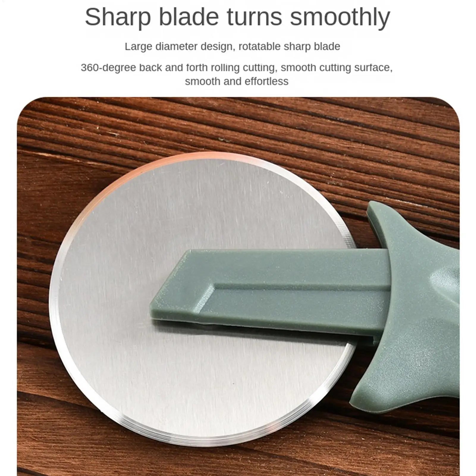Pizza Wheel Cutter Stainless Steel Funny Bike Kitchen Gadgets Pie Qme