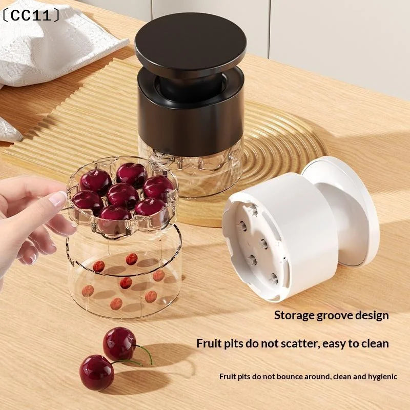 Food Grade ABS Cherry Seeder Pitter Non Slip Handle Quick Pit Removal Qme