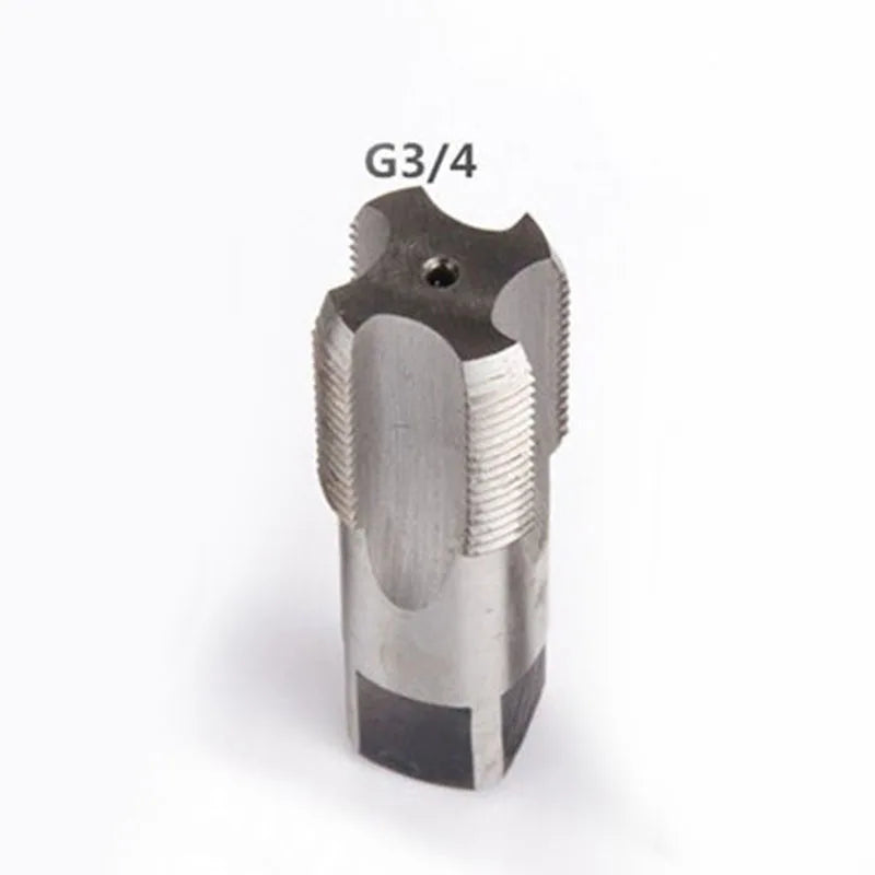 1pc G1/8 1/4 3/8 1/2 3/4 HSS Taper Pipe Tap BSP Metal Screw Thread Cutting Tools Cylindrical Pipe Thread Tap Pipe Qme E