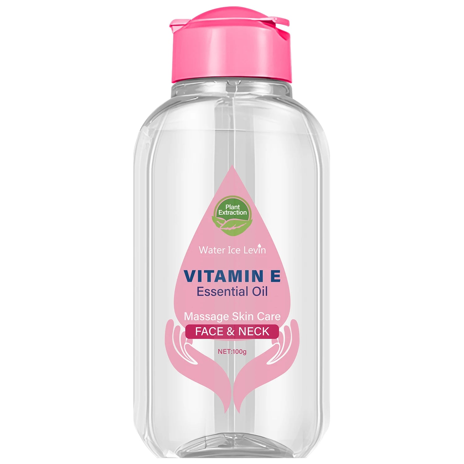 Vitamin E Essential Oil with Niacinamide & Ceramide - Face & Neck Massage Skin Care for Even Tone Qme Pink 100g