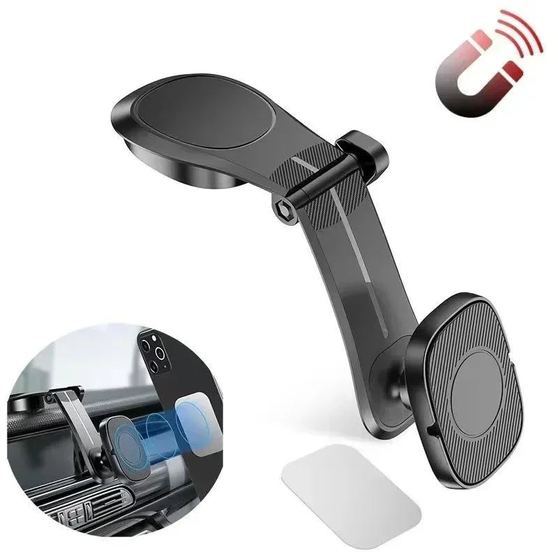 Magnetic Car Phone Holder Car Dashboard Air Outlet Strong Magnetic Mobile Phone Holder 360 Degrees Navigation Bracket Upgrade Qme