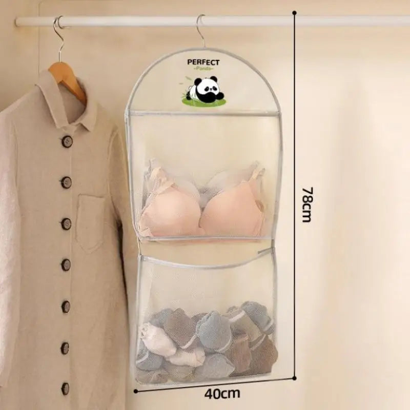 2 3Layer Breathable Wardrobe Organizer Clothes Hanger Large Capacity Qme B