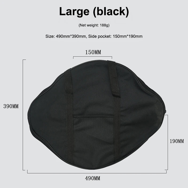 600D Oxford Grill Pan Storage Pouch Caryying Case Bag Waterproof Qme L