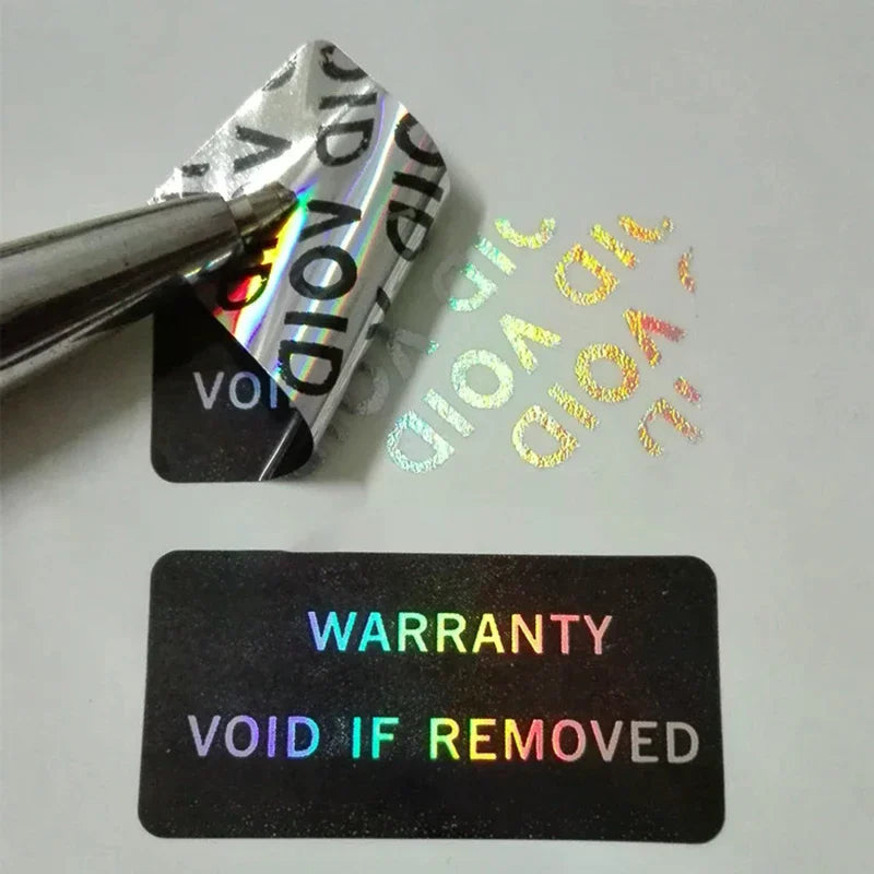 Warranty Protection Sticker Security Seal Brittle Paper Tamper Proof Qme