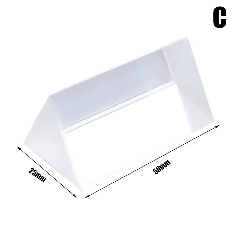 Triangular Prism Rainbow Prisma Crystal Glass Photographic Prisme Qme C
