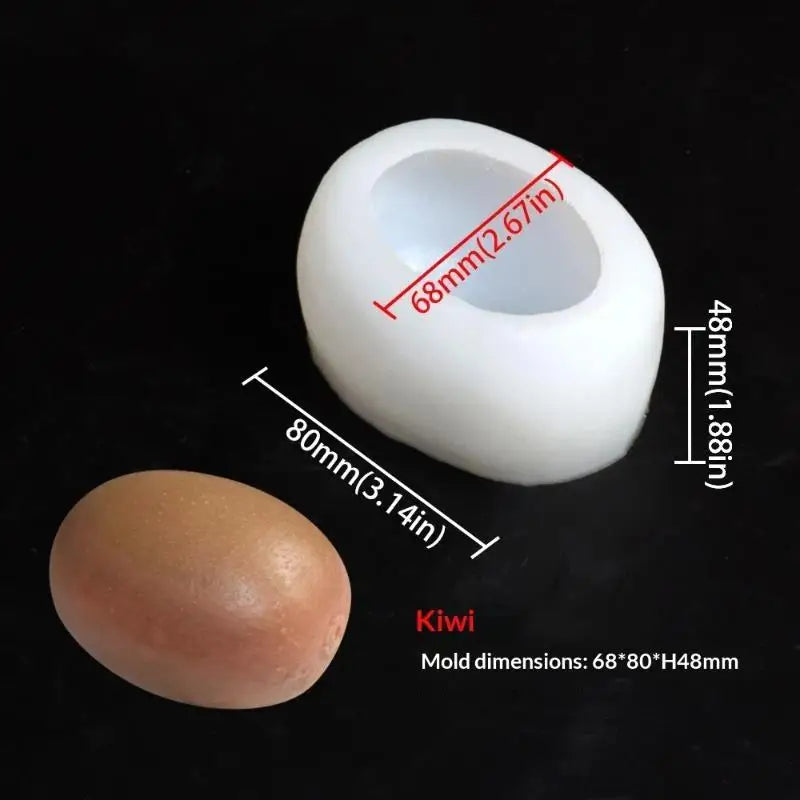 3D Fruit Shaped Silicone Molds With Food Grade Material And Easy Demold Perfect For Candle Making Soap Making Baking DIY Crafts Qme C