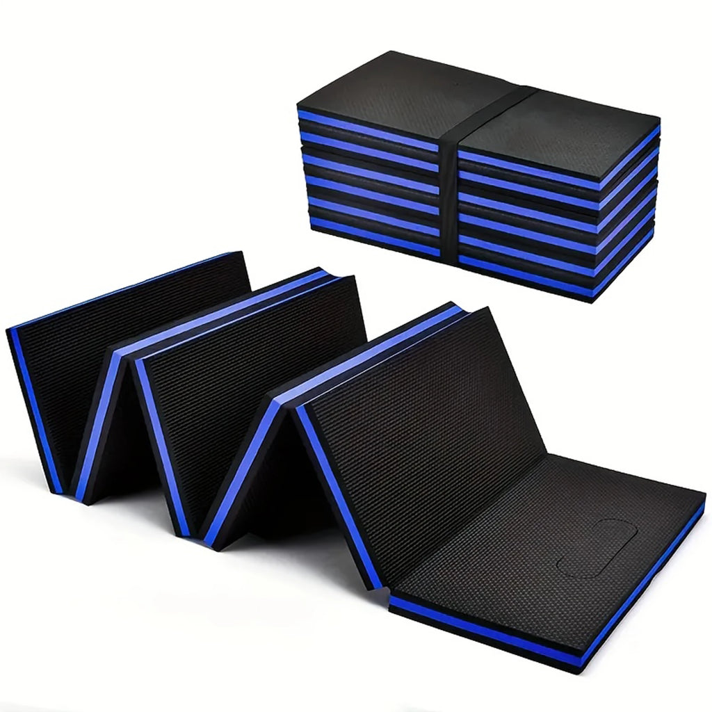 EVA Foldable Car Repair Mat Lightweight Waterproof Portable Mechanics Work Pad for Auto Maintenance Camping Hiking Gardening Qme Blue One Size