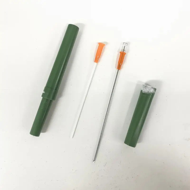 First Aid Emergency Tension Pneumothorax Thoracic Needle Complete Qme