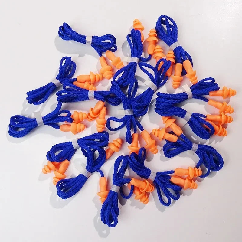 Anti - noise, Reusable, Noise Reduction, Prevention, Sound Insulation, Ear Protection, Silicone Ear Plugs, Motorcycle Equipment Qme