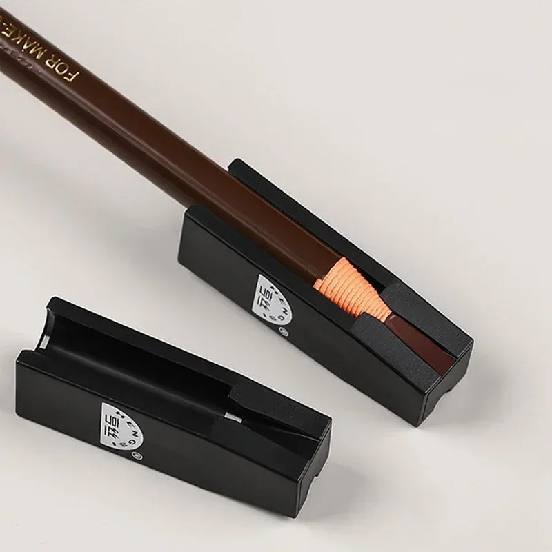 Waterproof Art Tint Makeup Eye Brow Pen 5pcs Professional Microblading Pencil Eyebrow Tattoo Tint Enhancers Cosmetic Wholesale Qme Eyebrow sharpener1pc