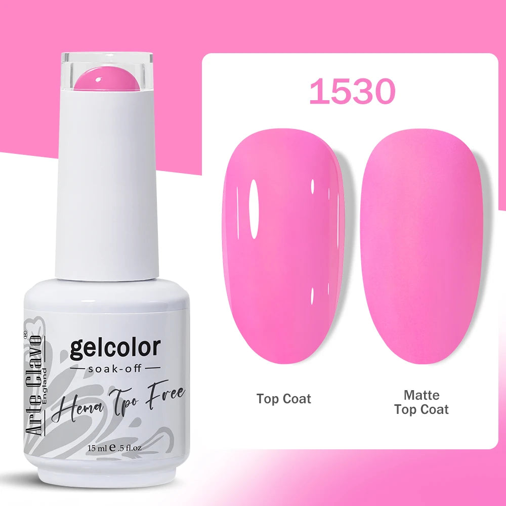 Arte Clavo Nail Gel Polish Hema TPO Summer Collection Semi Permanent