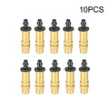5pcs/10pcs Adjustable Copper Atomizing Nozzle Accessory Connector For Balcony, Garden, Potted Plants And Flower Watering Qme 10CS