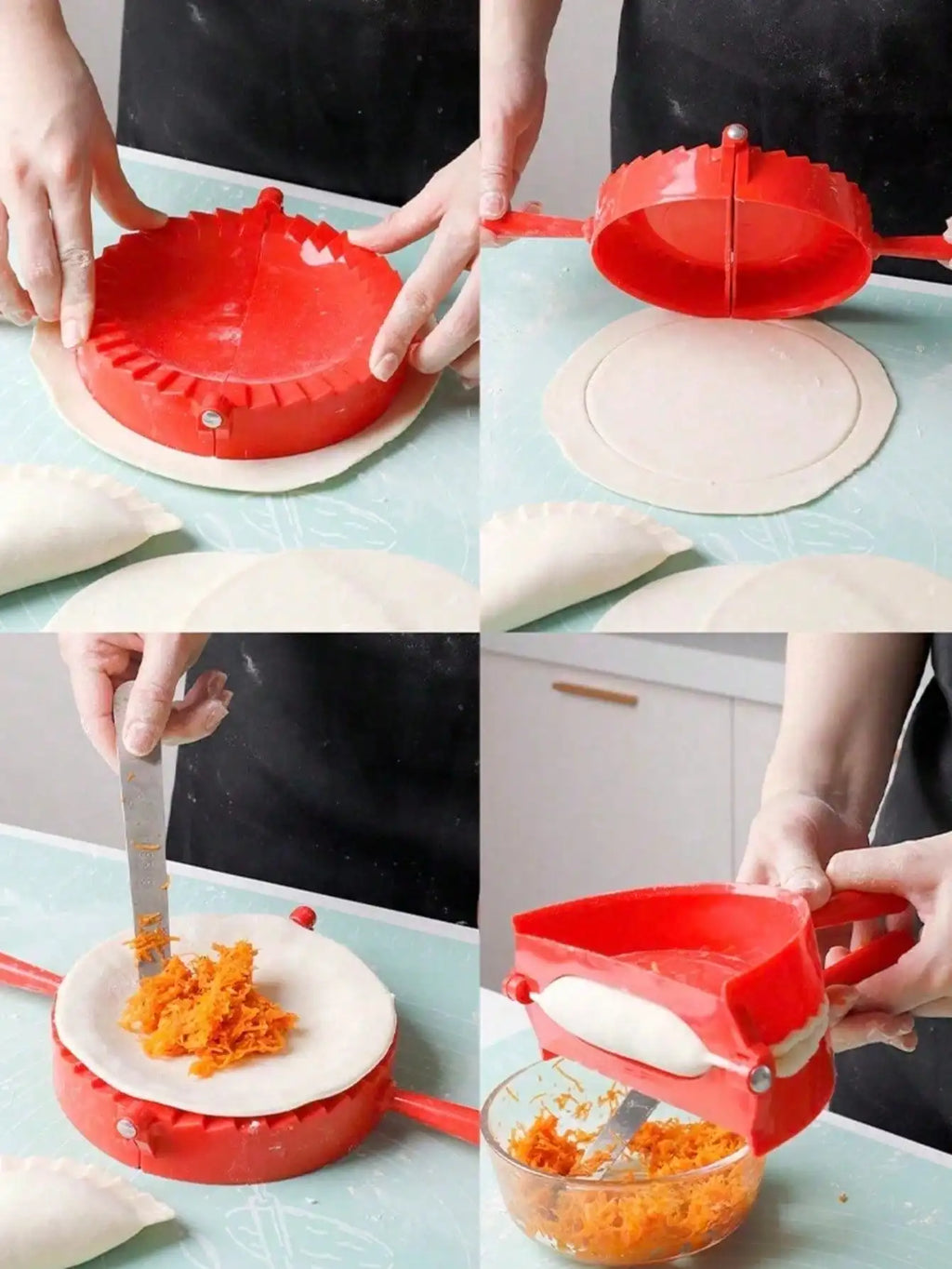 Plastic Dumpling Mold Pastry Suitable Baking Toolsdumpling Press Pie Qme