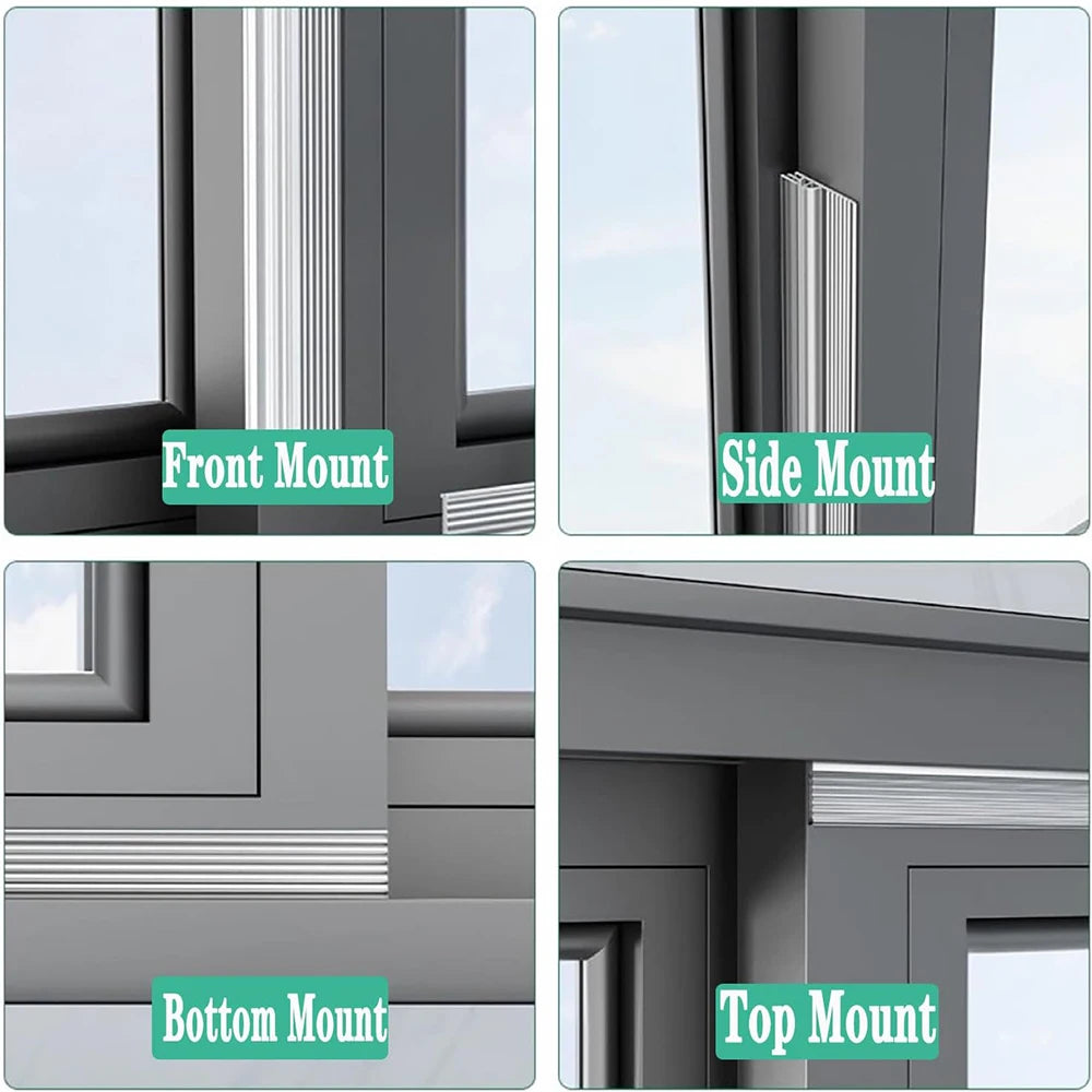 2M-8M Hidden Window Sealing Strip Windproof Dust Insect Prevention Self Adhesive Triple Thickening Door Bottom Weatherstripping Qme