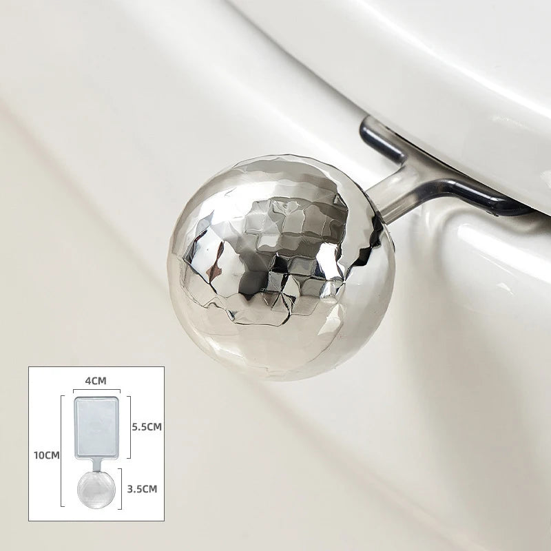 Toilet Lid Lifter Self-adhesive Seat Avoid Touching Cover Handle Qme A1PCS