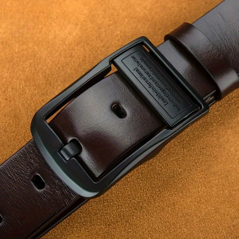 Men's Formal Belt, Men's Casual Belt 3.5 Cm Wide Qme