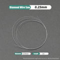 High-precision Diamond Cutting Wire Hand Silver Durable Home Manual Qme 0.25mm-1M