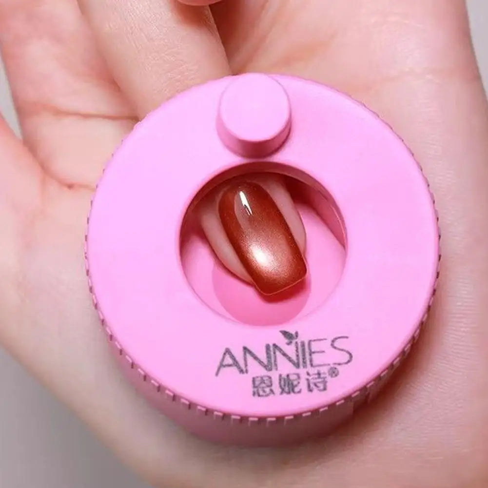 Automatic Cat Eye Magnet Nails Rotating Nail Wide Light Glass Bead Qme