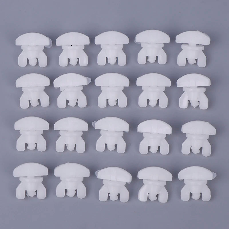 Drapery Rails Sliding Gliders Curtain Fasteners White Plastic Track Qme