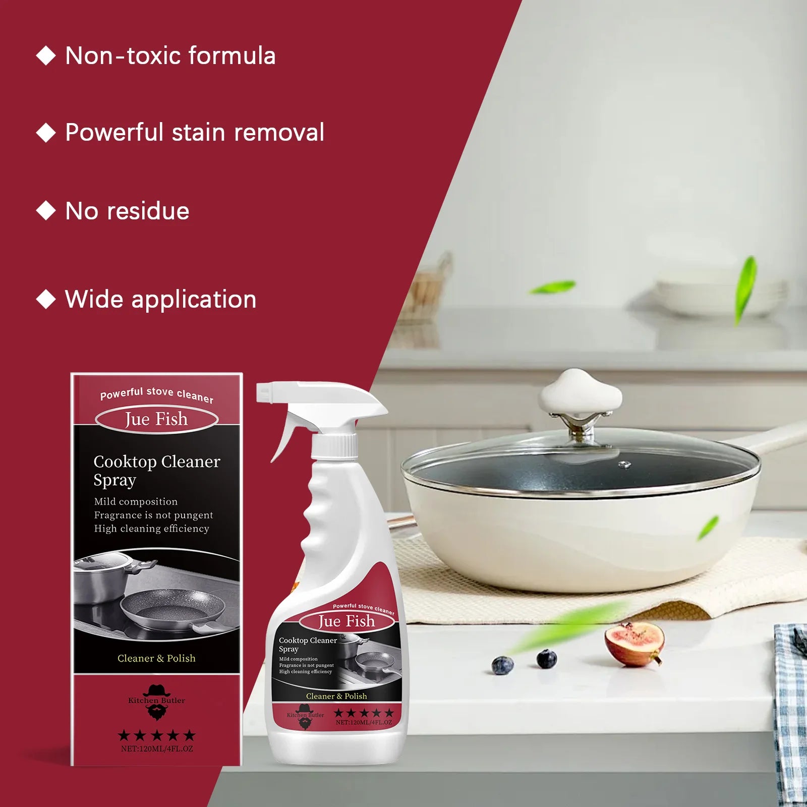 Powerful Cooker Foam Cleaner Quickly Dissolve Grease Eliminate Odors Remove Black Scale for Kitchenware Heavy Oil Cleaner Spray Qme