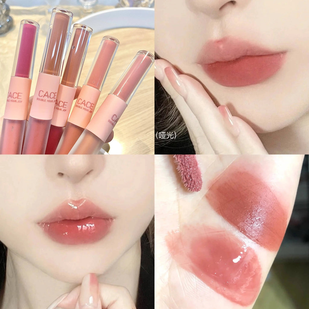 6 Colors Sexy Red Liquid Lipstick Moisturizing Lip Glaze Tint Long Lasting Matte Lip Mud Waterproof Velvet Lipstick Lips Makeup Qme 2