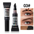 Easy Peel-off Eyebrow Tint Cream Natural Long Lasting Brows Tattoo Waterproof Non-smudging Gel Big Brush Head Liquid Eyebrow Dye Qme 03