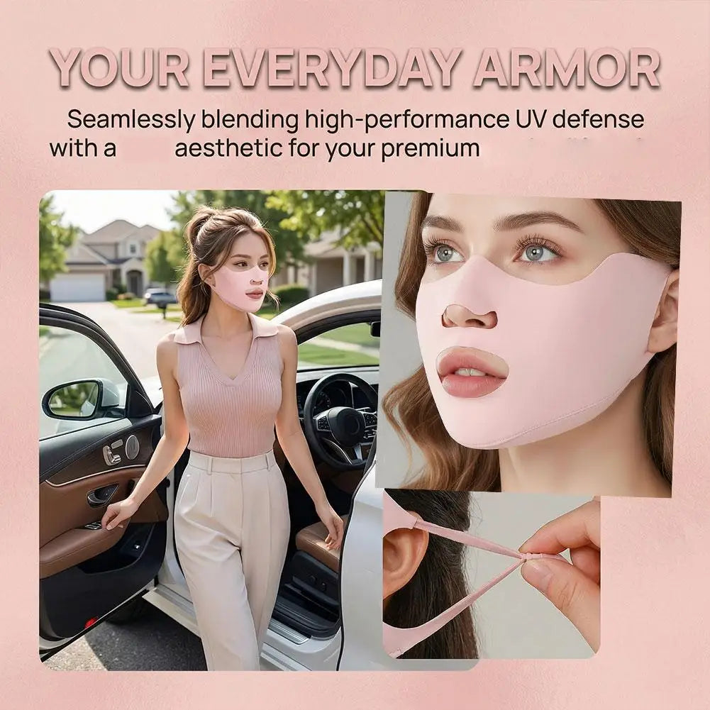 Anti-UV Face Mask Breathable Washable Cover Sunscreen Outdoor Daily Qme