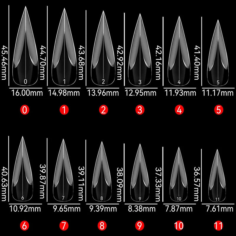 Curved Stiletto Nail 3D Eagle Claw Sculptural Nails Molds Quick Qme