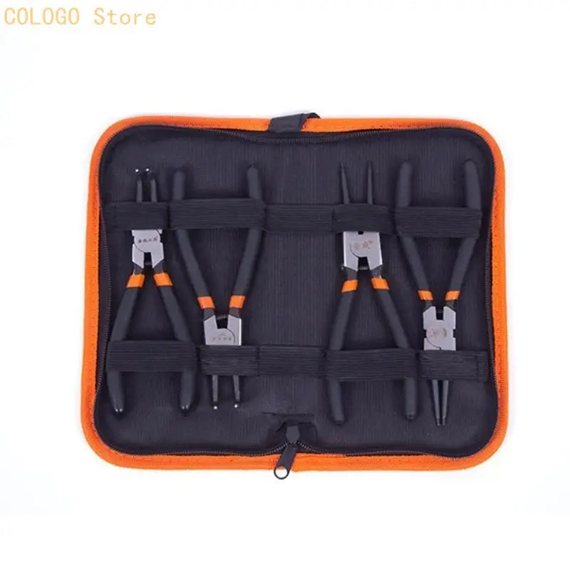 7 9 Professional Snap-ring Plier Straight Elbow Circlip Pliers Qme 7 inch Circlip pliers set o CN