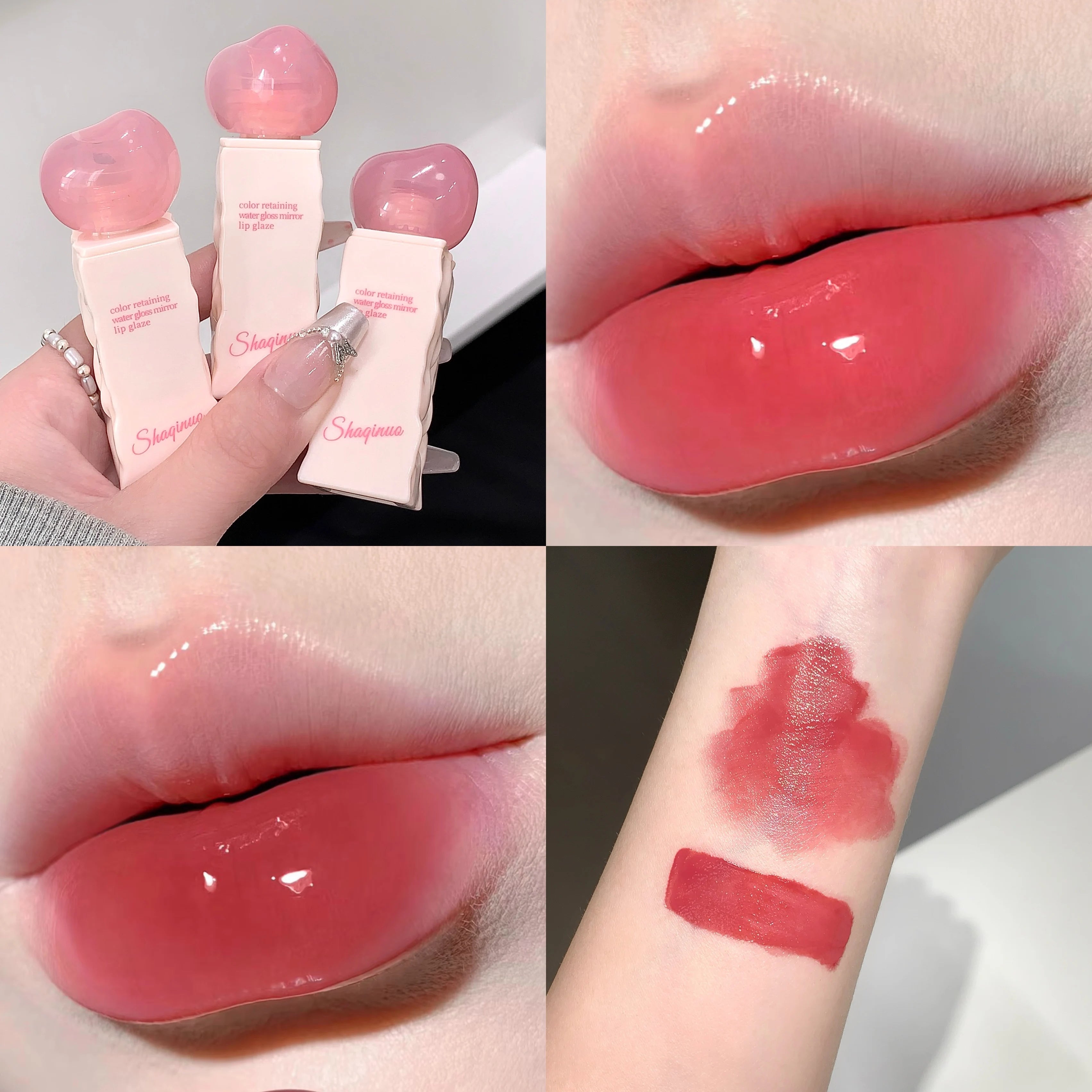 SHAQINUO Mirror Gloss Lip Hydrating Long-lasting Luminous Finish Qme S9016-05