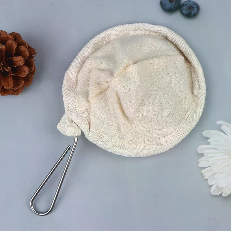 Coffee Cloth Strainer Reusable Corrosion Prevention Tea Filter Dropping Pot Mesh Basket Tools Coffee Utensils Qme