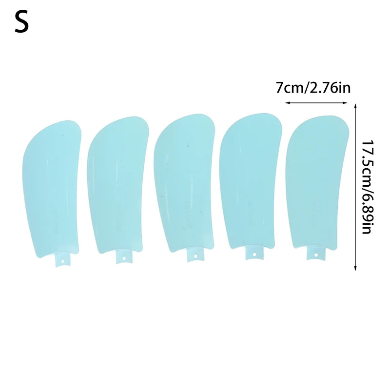 5Pcs Durable Fan Blades Direct Insertion Replacement Blade Universal Plastic Small Fan Leaf DIY Accessories Qme S