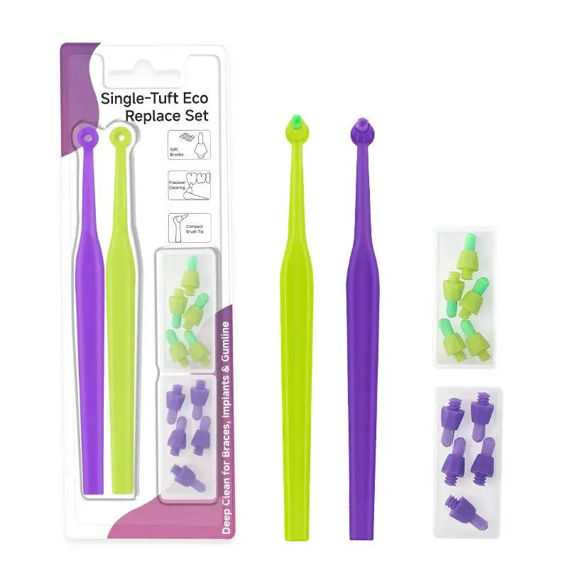 Interdental Brush Single-beam Soft Teeth Replacement Head Cleaning Qme