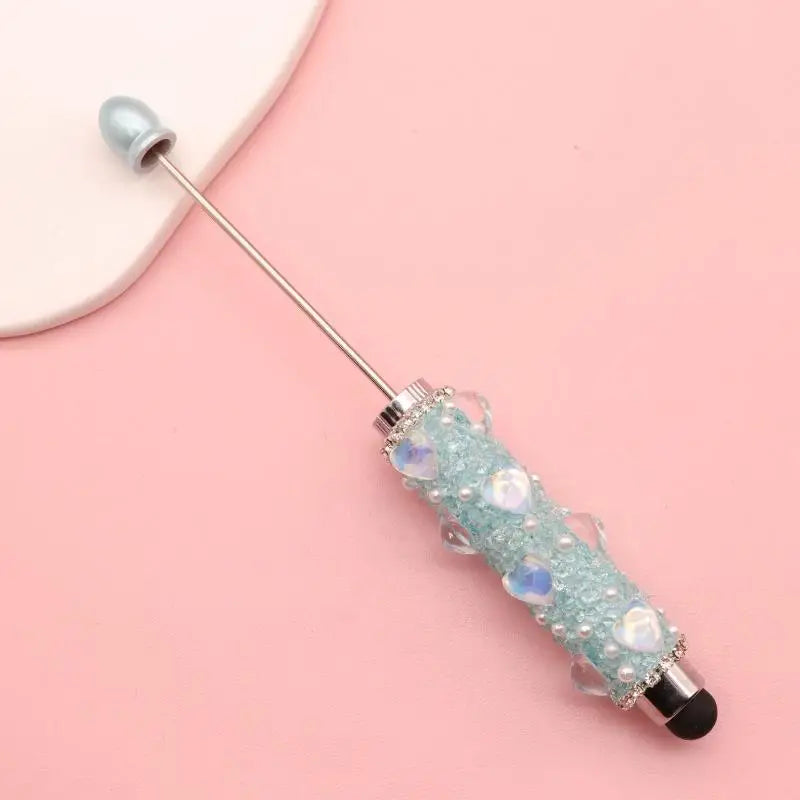 Creative Bead Ballpoint Pen Capacitive Touch Writing Multifunctional Qme A4
