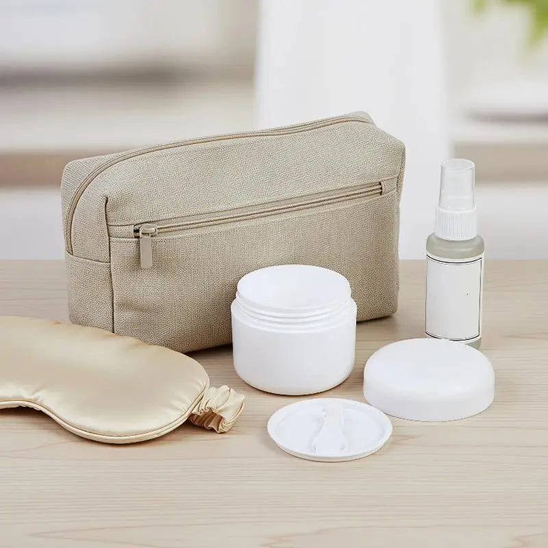 Refillable Empty Cosmetic Jar 50 100 Travel Face Cream Lotion Pot Qme