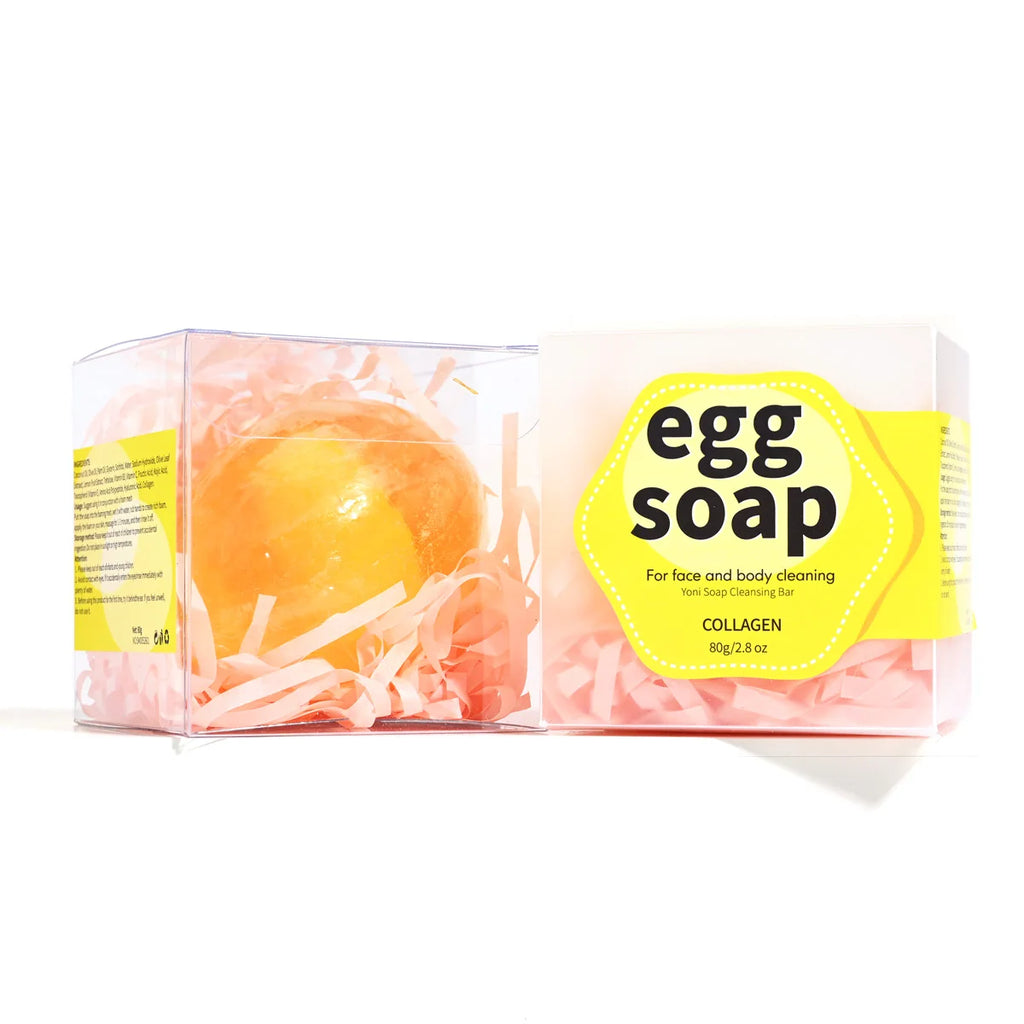 Collagen Egg Soap Women's Care Private Clean Moisturizing Oil Control Qme