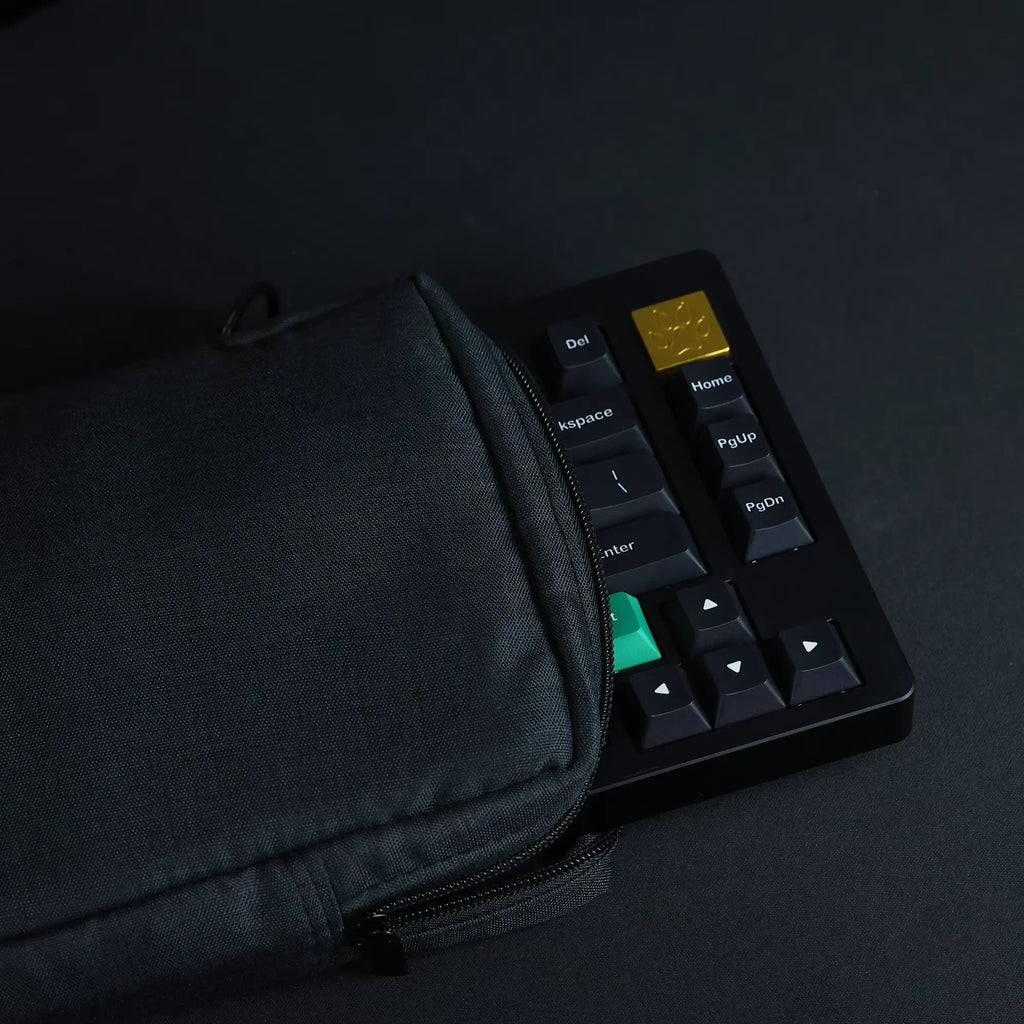Chosfox Protable Keyboard Storage Bag Large Capacity Mechanical Keyboard Bag 67/75/87/98 Thickened Fabric Waterproof Protect Bag Qme