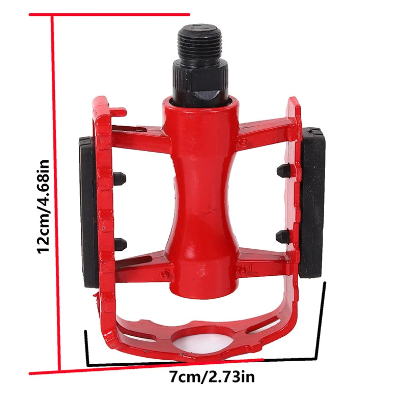 1Pair Bicycle Pedals Alloy Platform Footrest Flat Mountain Paddle Qme