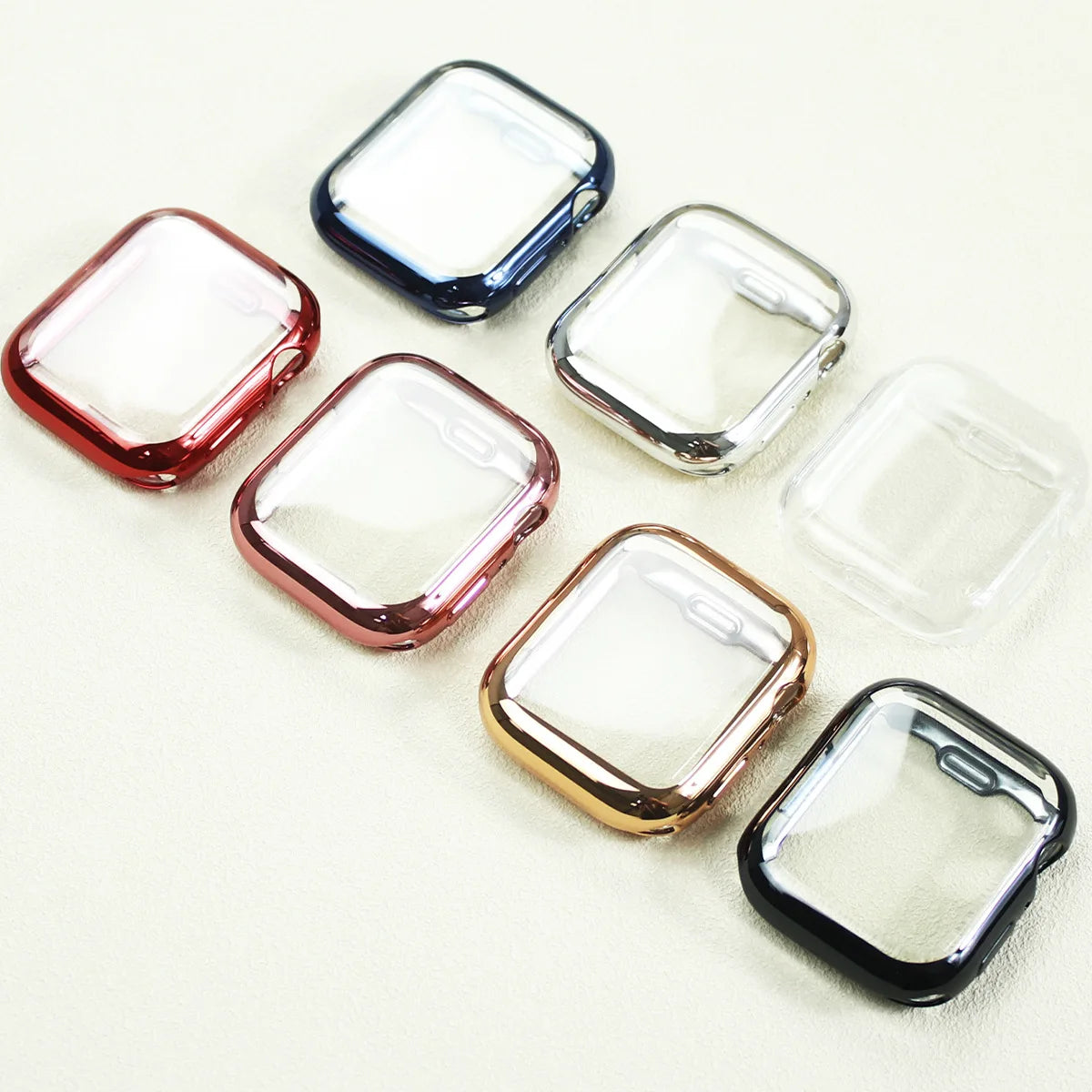 2 PCS Waterproof Screen Protector for Apple Watch 6/5/4/SE 38MM 41MM 42MM 44MM 45MM 49MM Tempered Glass for Iwatch 10 42MM 46MM Qme
