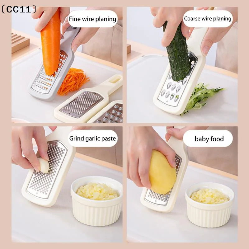 Save Time 1 Carrot Grater Multifunctional Wipe Evenly Cheese Beige Qme