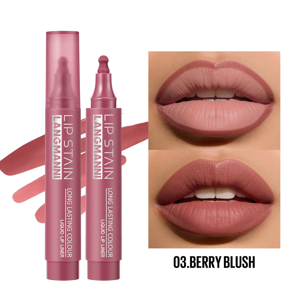 Lip Stain Liquid Liner Marker Pen Long Lasting Waterproof Matte Tint Qme 03