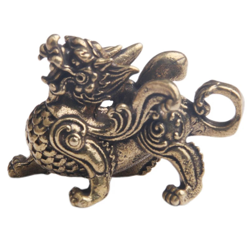 Luck Animal Decor Prosperity Yao Pi Good Ornament Qilin Dragon Qme