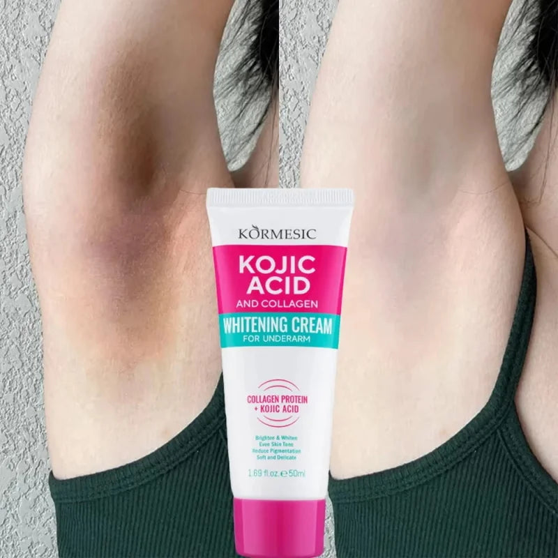 Whitening Cream Private Parts Underarm Bleaching Serum Whiten Butt Knee Brighten Inner Thigh Intimate Parts Dark Remove Melanin Qme