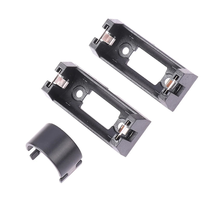 Plug-in CR123A Battery Holder 16340 Box LIR123A Storage Cover PCB DIY Qme