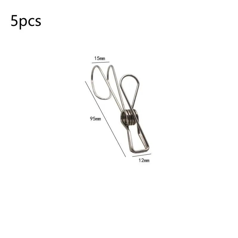 Universal Hanging Clips Offices Kitchens Bathroom Stainless Steel Qme S