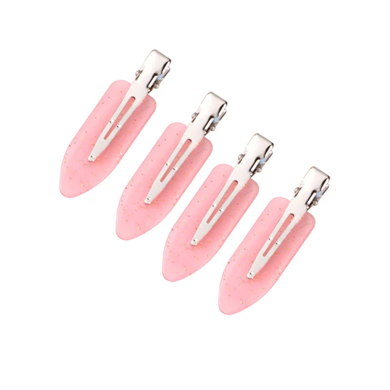 Traceless Hair Clip Cream Glue Side Girl Korean Simple Duckbill Fairy Qme 4pcs I