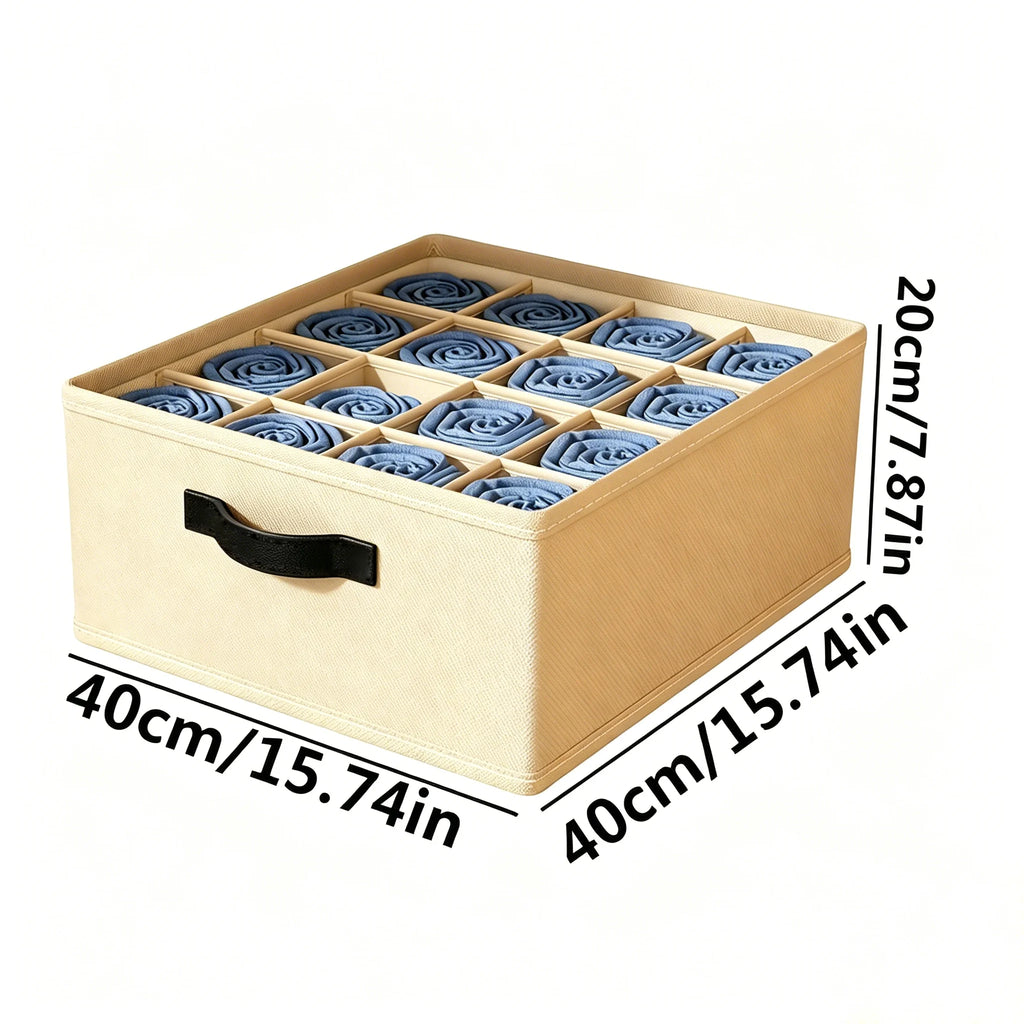 1 Home Bedroom Wardrobe Clothes Folding Dividing Storage Box Qme