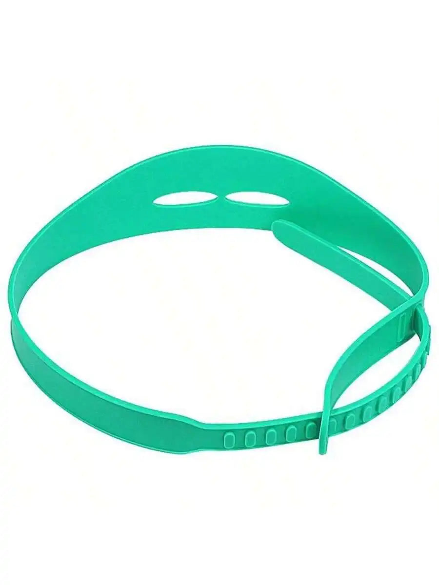 Integrated Adjustable Hairband Portable Neck Hair Trimming Styling Qme green