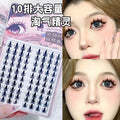 HISYI Five false eyelashes Optional Natural Cat Fairy Sunflower Beginner Comic False Eyelashes Korean style eye makeup Qme Naughty elf
